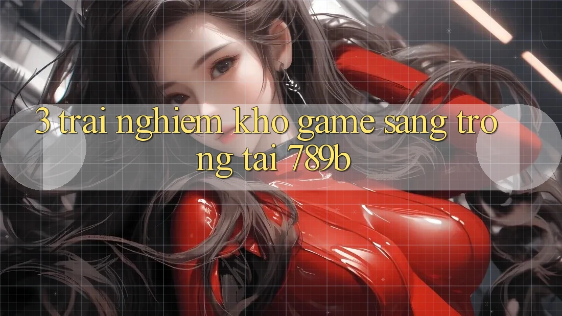 3. Trải nghiệm Kho Game Sang trọng Tại 789b 3. Trải nghiệm Kho Game Sang trọng Tại 789b