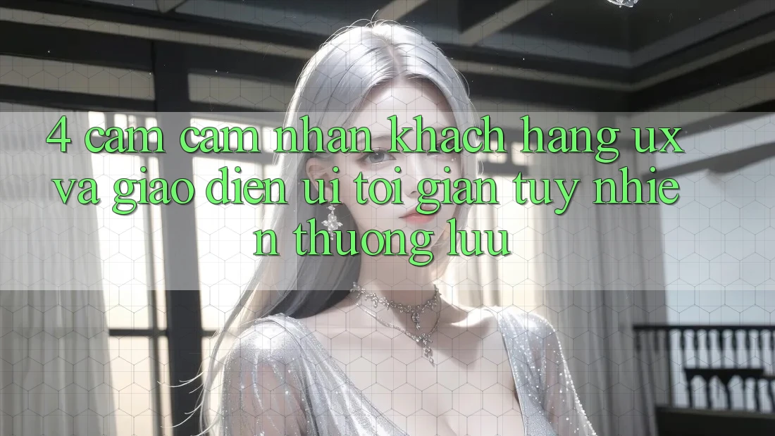 4. Cảm cảm nhận Khách hàng (UX) và Giao Diện (UI): Tối Giản Tuy nhiên Thượng lưu 4. Cảm cảm nhận Khách hàng (UX) và Giao Diện (UI): Tối Giản Tuy nhiên Thượng lưu