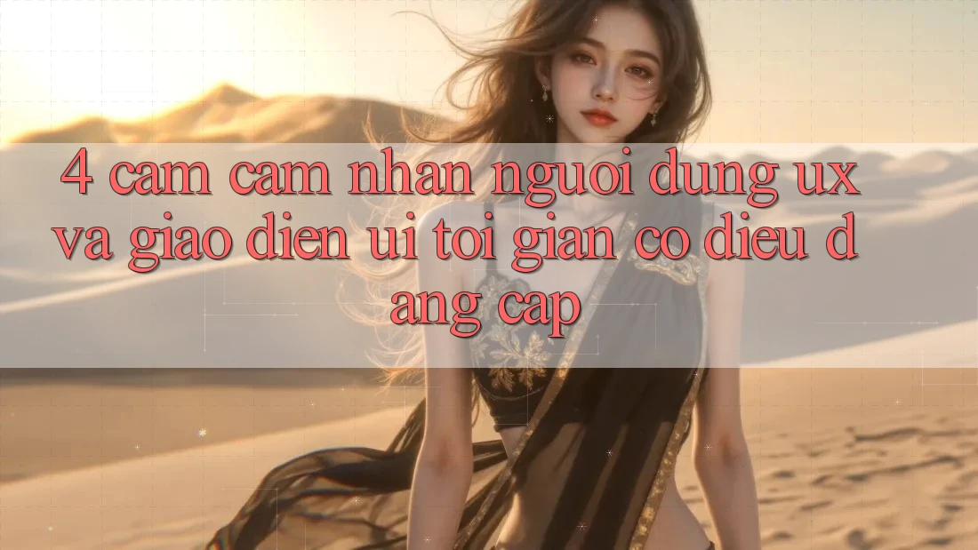 4. Cảm cảm nhận Người Dùng (UX) và Giao Diện (UI): Tối Giản Có điều Đẳng Cấp 4. Cảm cảm nhận Người Dùng (UX) và Giao Diện (UI): Tối Giản Có điều Đẳng Cấp