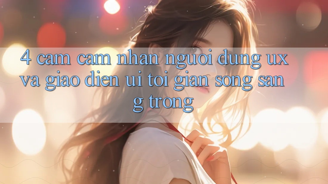 4. Cảm cảm nhận Người Dùng (UX) và Giao Diện (UI): Tối Giản Song Sang trọng 4. Cảm cảm nhận Người Dùng (UX) và Giao Diện (UI): Tối Giản Song Sang trọng