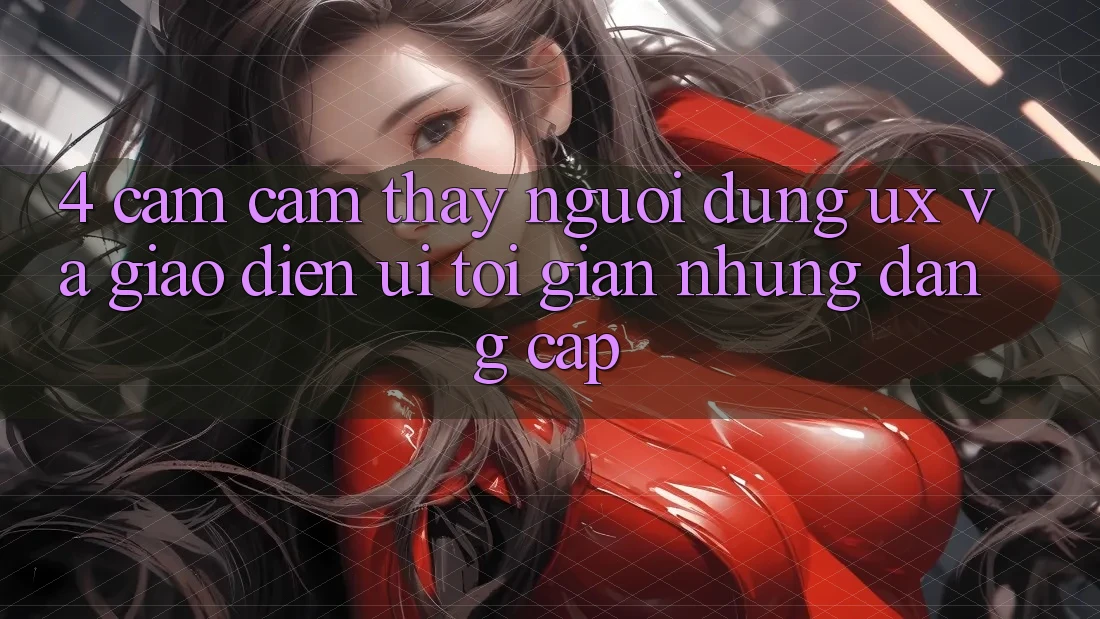 4. Cảm cảm thấy Người Dùng (UX) và Giao diện (UI): Tối Giản Nhưng Đẳng Cấp 4. Cảm cảm thấy Người Dùng (UX) và Giao diện (UI): Tối Giản Nhưng Đẳng Cấp
