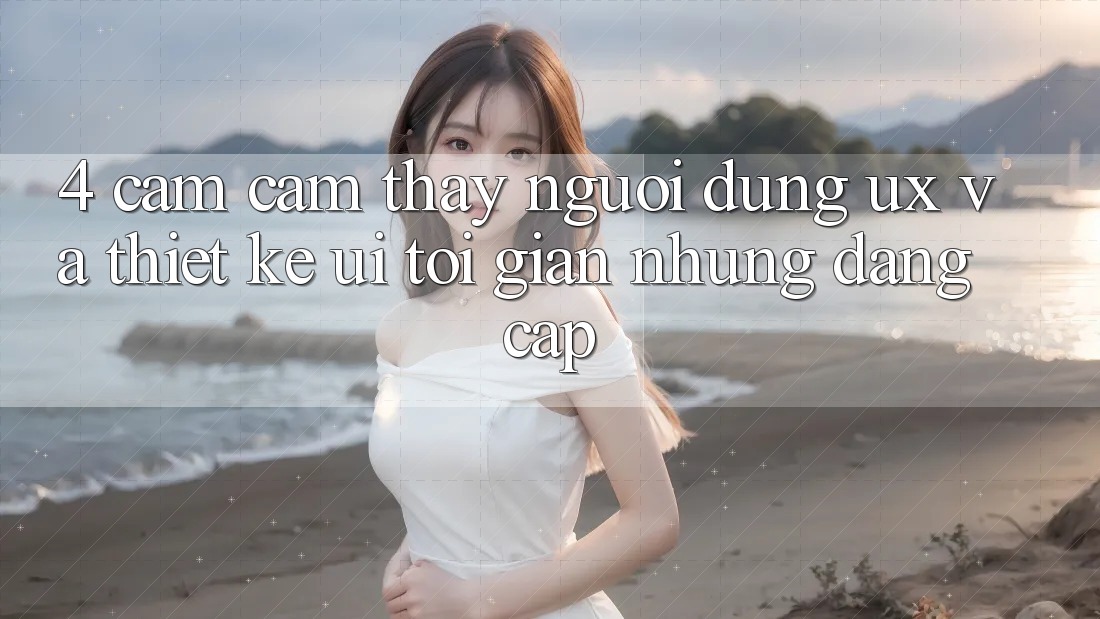 4. Cảm cảm thấy Người Dùng (UX) và Thiết kế (UI): Tối Giản Nhưng Đẳng Cấp