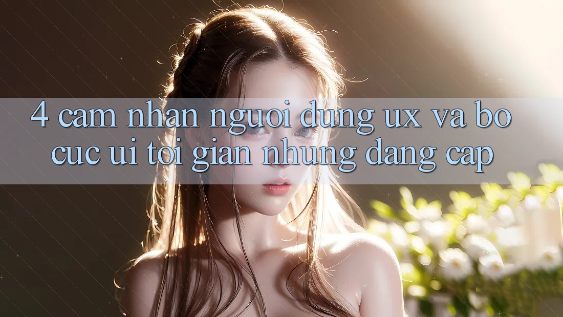 4. Cảm nhận Người Dùng (UX) và Bố cục (UI): Tối Giản Nhưng Đẳng cấp