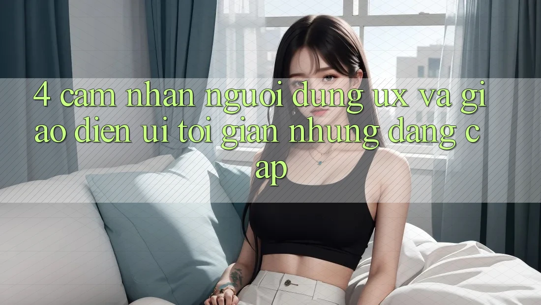 4. Cảm nhận Người Dùng (UX) và Giao Diện (UI): Tối Giản Nhưng Đẳng Cấp 4. Cảm nhận Người Dùng (UX) và Giao Diện (UI): Tối Giản Nhưng Đẳng Cấp