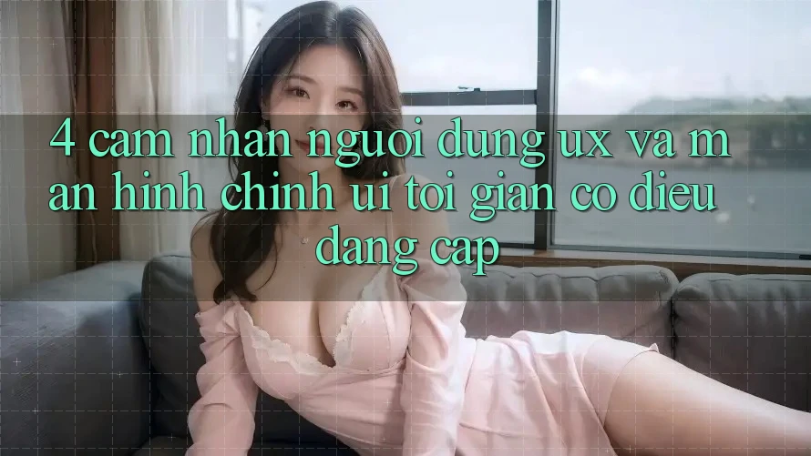 4. Cảm nhận Người Dùng (UX) và Màn hình chính (UI): Tối Giản Có điều Đẳng Cấp 4. Cảm nhận Người Dùng (UX) và Màn hình chính (UI): Tối Giản Có điều Đẳng Cấp