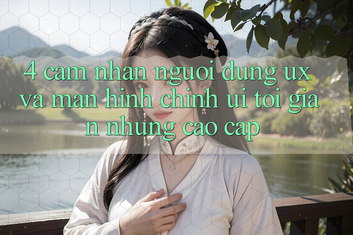 4. Cảm nhận Người Dùng (UX) và Màn hình chính (UI): Tối Giản Nhưng Cao cấp 4. Cảm nhận Người Dùng (UX) và Màn hình chính (UI): Tối Giản Nhưng Cao cấp