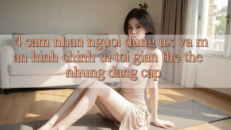 4. Cảm nhận Người Dùng (UX) và Màn hình chính (UI): Tối Giản Thế thế nhưng Đẳng Cấp 4. Cảm nhận Người Dùng (UX) và Màn hình chính (UI): Tối Giản Thế thế nhưng Đẳng Cấp