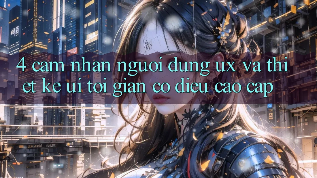 4. Cảm nhận Người Dùng (UX) và Thiết kế (UI): Tối Giản Có điều Cao cấp 4. Cảm nhận Người Dùng (UX) và Thiết kế (UI): Tối Giản Có điều Cao cấp