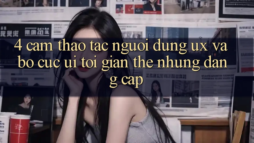 4. Cảm thao tác Người Dùng (UX) và Bố cục (UI): Tối Giản Thế nhưng Đẳng Cấp 4. Cảm thao tác Người Dùng (UX) và Bố cục (UI): Tối Giản Thế nhưng Đẳng Cấp
