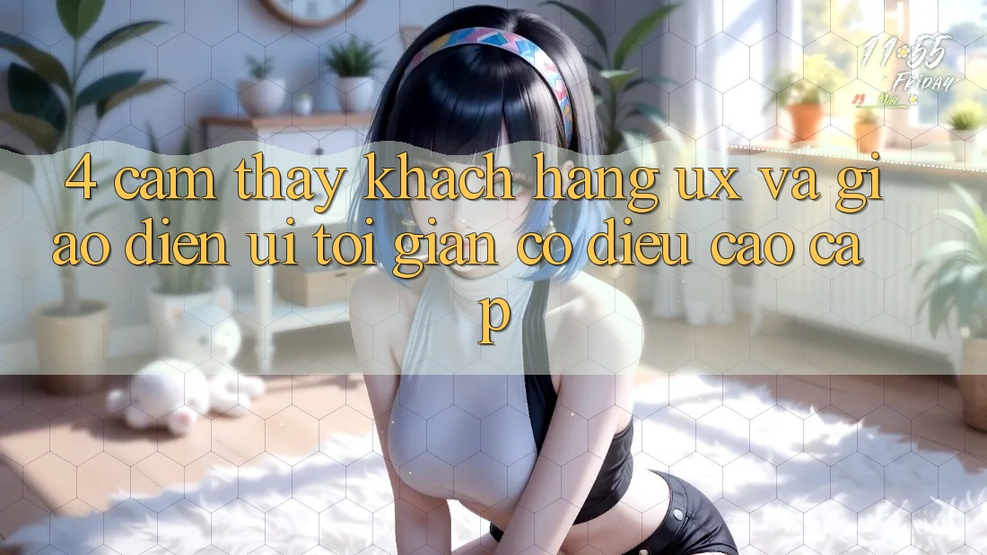 4. Cảm thấy Khách hàng (UX) và Giao Diện (UI): Tối Giản Có điều Cao cấp 4. Cảm thấy Khách hàng (UX) và Giao Diện (UI): Tối Giản Có điều Cao cấp