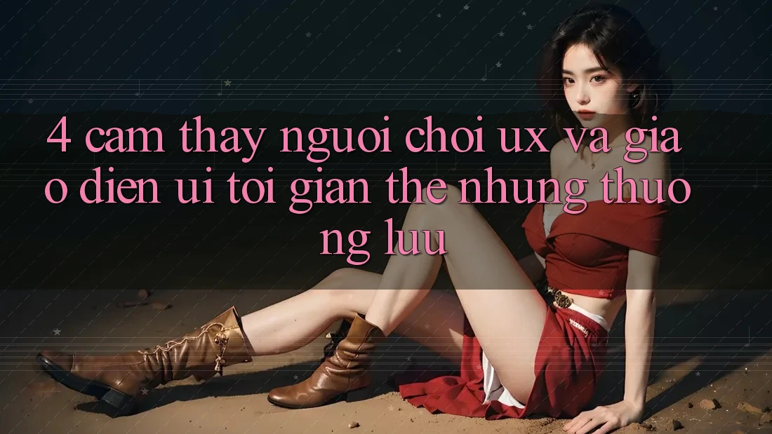 4. Cảm thấy Người chơi (UX) và Giao Diện (UI): Tối Giản Thế nhưng Thượng lưu 4. Cảm thấy Người chơi (UX) và Giao Diện (UI): Tối Giản Thế nhưng Thượng lưu