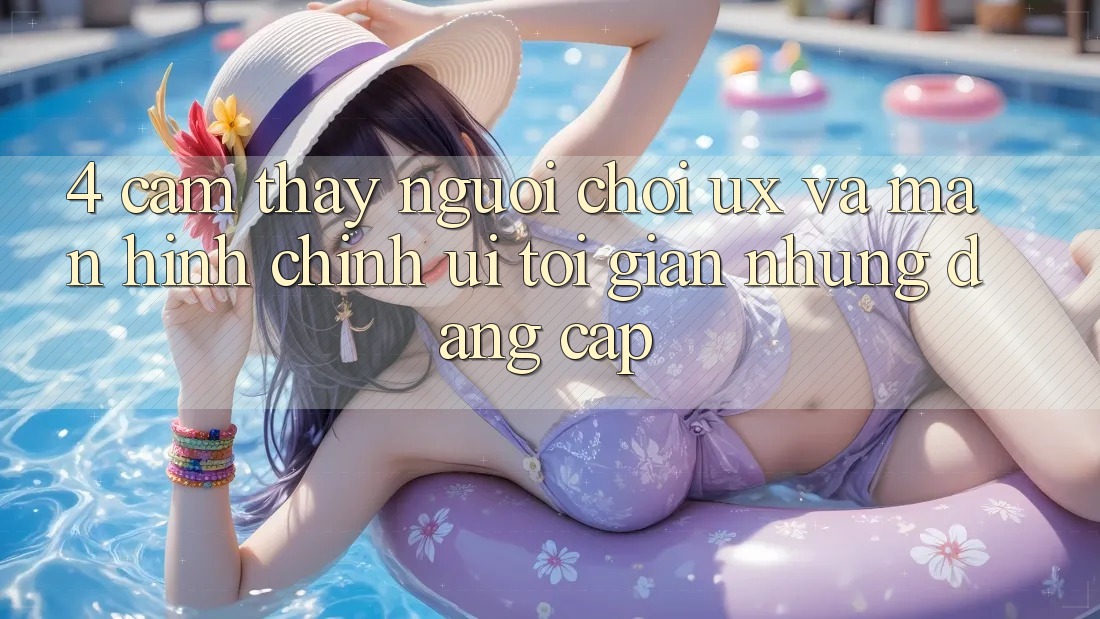 4. Cảm thấy Người chơi (UX) và Màn hình chính (UI): Tối Giản Nhưng Đẳng Cấp 4. Cảm thấy Người chơi (UX) và Màn hình chính (UI): Tối Giản Nhưng Đẳng Cấp