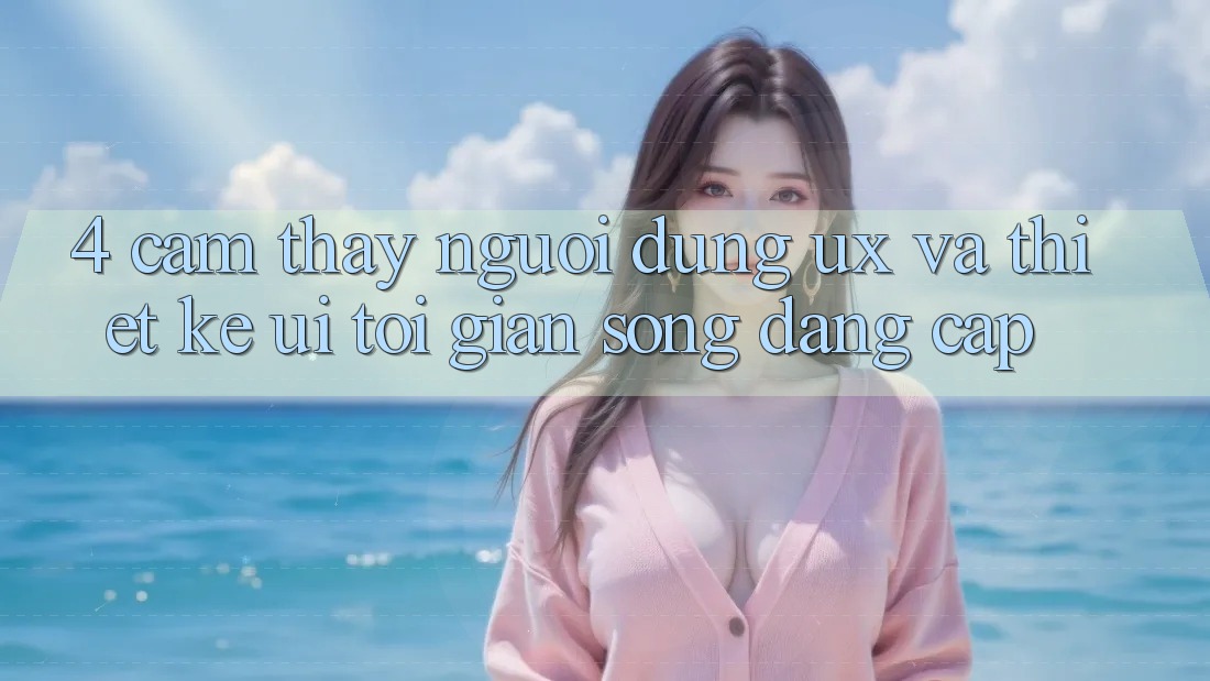 4. Cảm thấy Người Dùng (UX) và Thiết kế (UI): Tối Giản Song Đẳng cấp 4. Cảm thấy Người Dùng (UX) và Thiết kế (UI): Tối Giản Song Đẳng cấp