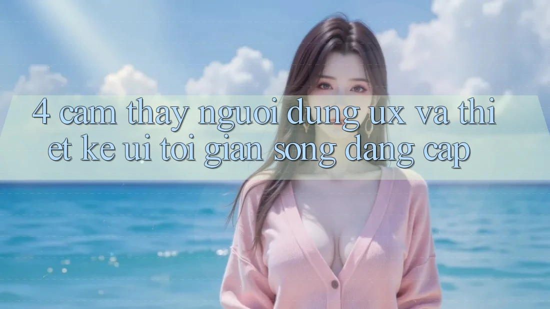 4. Cảm thấy Người Dùng (UX) và Thiết kế (UI): Tối Giản Song Đẳng cấp 4. Cảm thấy Người Dùng (UX) và Thiết kế (UI): Tối Giản Song Đẳng cấp