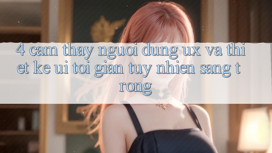 4. Cảm thấy Người Dùng (UX) và Thiết kế (UI): Tối Giản Tuy nhiên Sang trọng 4. Cảm thấy Người Dùng (UX) và Thiết kế (UI): Tối Giản Tuy nhiên Sang trọng