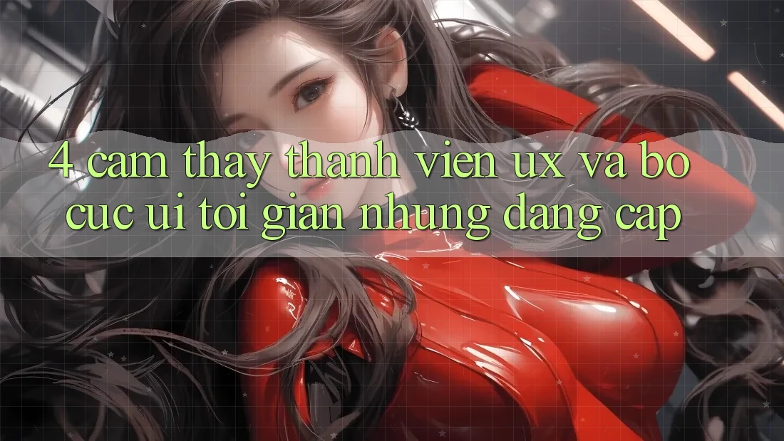 4. Cảm thấy Thành viên (UX) và Bố cục (UI): Tối Giản Nhưng Đẳng Cấp 4. Cảm thấy Thành viên (UX) và Bố cục (UI): Tối Giản Nhưng Đẳng Cấp