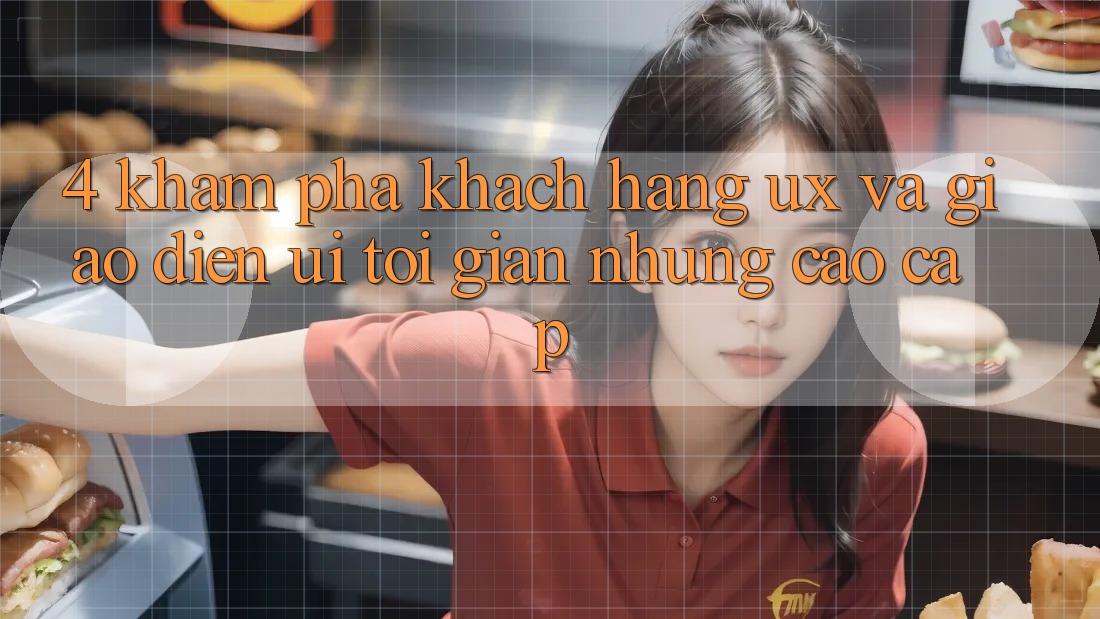 4. Khám phá Khách hàng (UX) và Giao Diện (UI): Tối Giản Nhưng Cao cấp 4. Khám phá Khách hàng (UX) và Giao Diện (UI): Tối Giản Nhưng Cao cấp