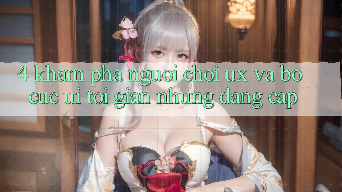 4. Khám phá Người chơi (UX) và Bố cục (UI): Tối Giản Nhưng Đẳng Cấp 4. Khám phá Người chơi (UX) và Bố cục (UI): Tối Giản Nhưng Đẳng Cấp