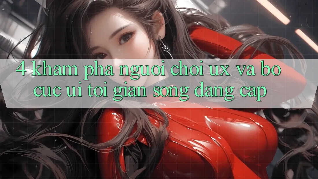 4. Khám phá Người chơi (UX) và Bố cục (UI): Tối Giản Song Đẳng Cấp