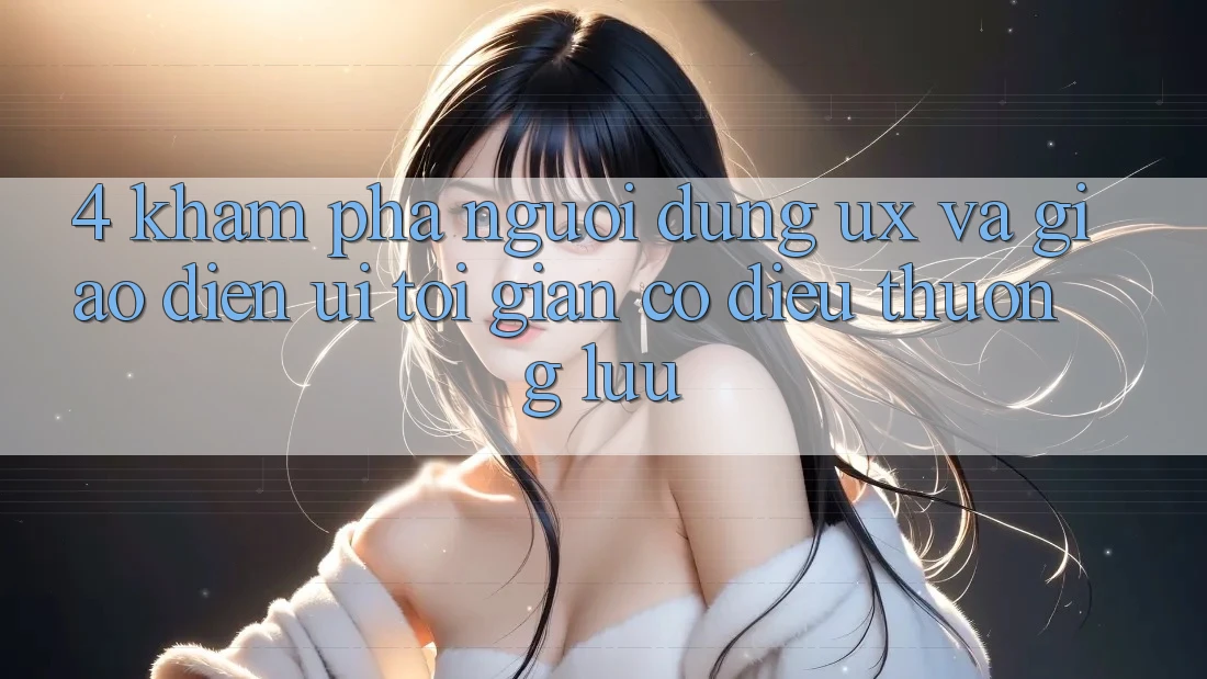 4. Khám phá Người Dùng (UX) và Giao Diện (UI): Tối Giản Có điều Thượng lưu 4. Khám phá Người Dùng (UX) và Giao Diện (UI): Tối Giản Có điều Thượng lưu