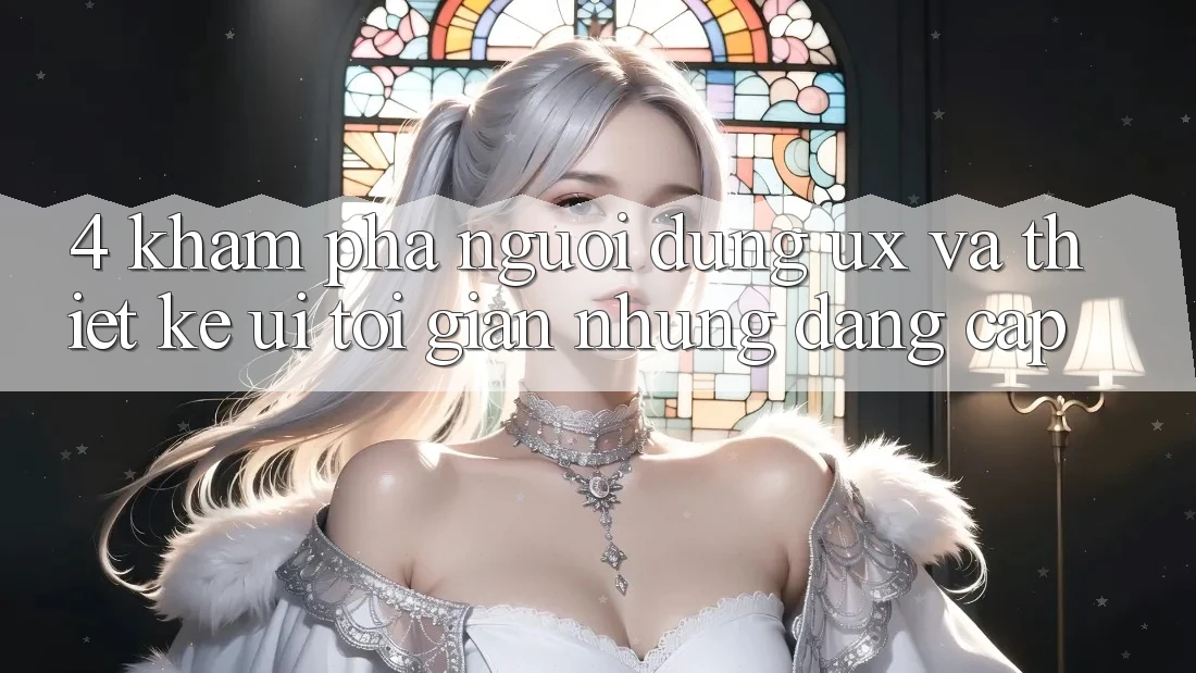 4. Khám phá Người Dùng (UX) và Thiết kế (UI): Tối Giản Nhưng Đẳng cấp 4. Khám phá Người Dùng (UX) và Thiết kế (UI): Tối Giản Nhưng Đẳng cấp