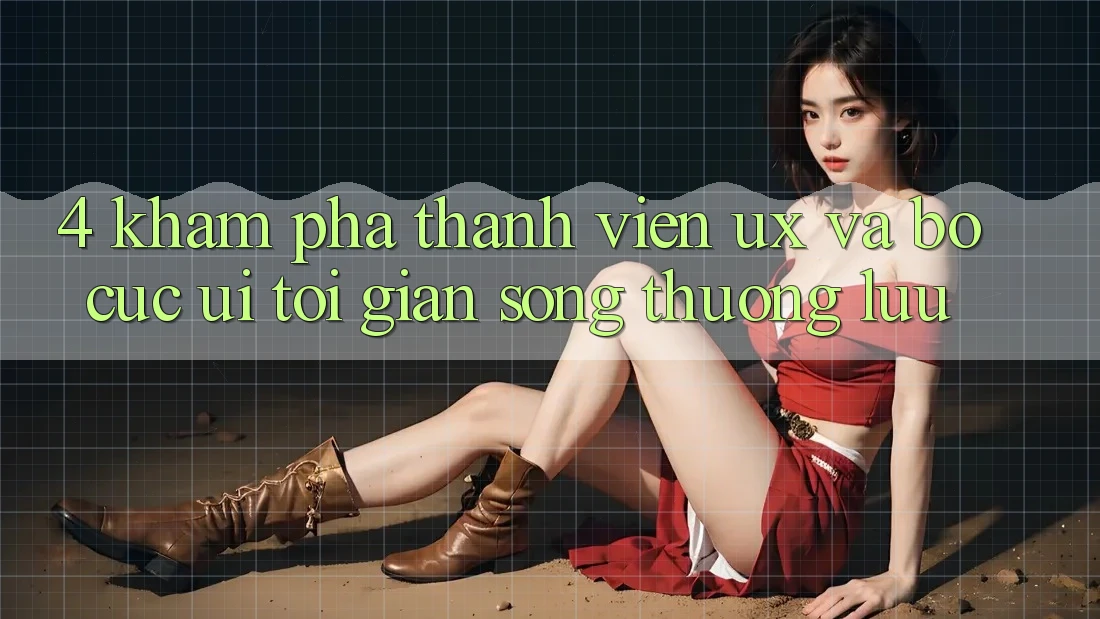 4. Khám phá Thành viên (UX) và Bố cục (UI): Tối Giản Song Thượng lưu