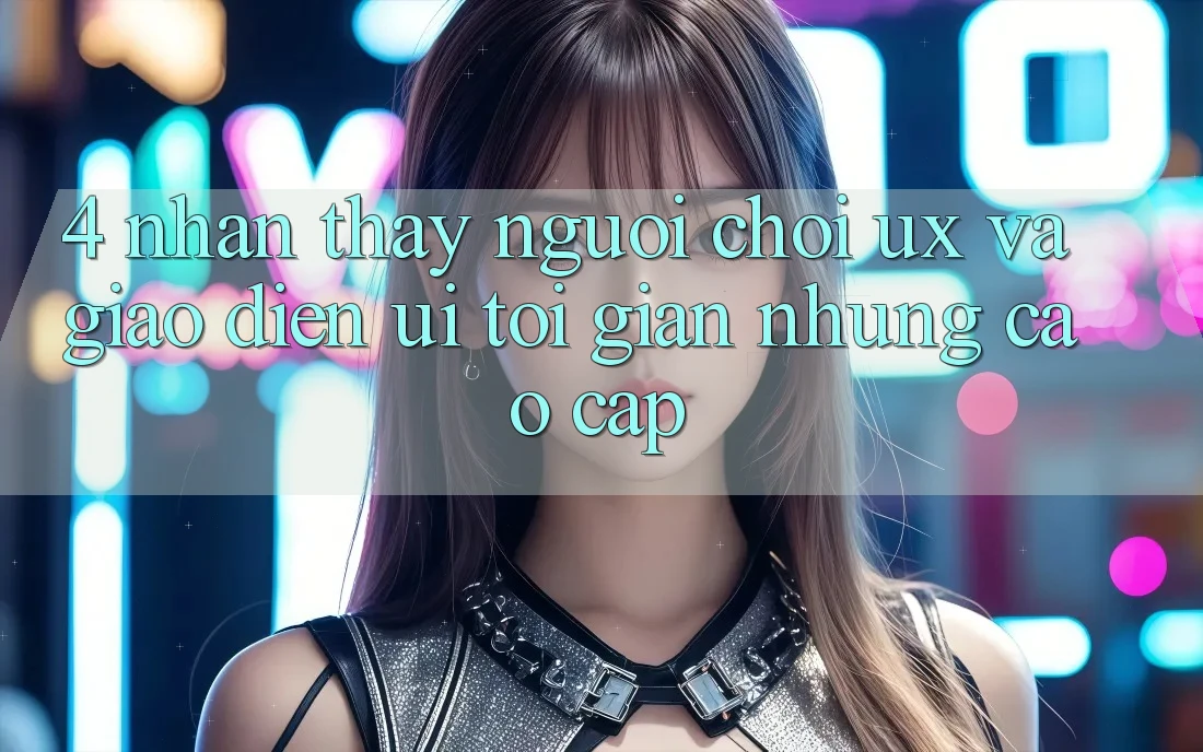 4. Nhận thấy Người chơi (UX) và Giao Diện (UI): Tối Giản Nhưng Cao cấp 4. Nhận thấy Người chơi (UX) và Giao Diện (UI): Tối Giản Nhưng Cao cấp