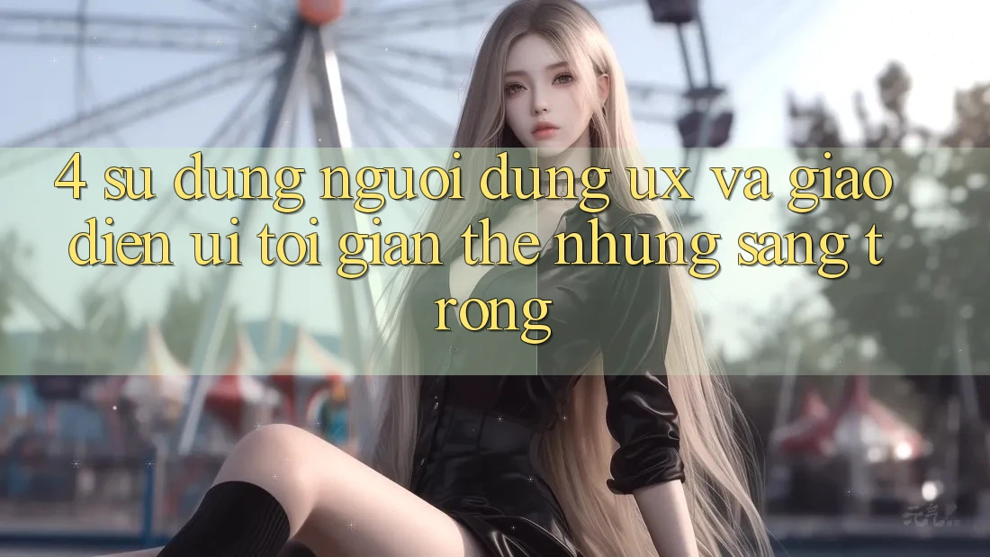 4. Sử dụng Người Dùng (UX) và Giao Diện (UI): Tối Giản Thế nhưng Sang trọng