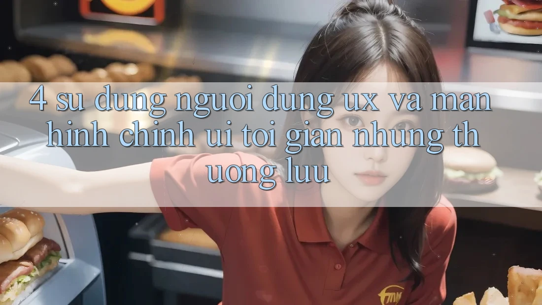 4. Sử dụng Người Dùng (UX) và Màn hình chính (UI): Tối Giản Nhưng Thượng lưu 4. Sử dụng Người Dùng (UX) và Màn hình chính (UI): Tối Giản Nhưng Thượng lưu