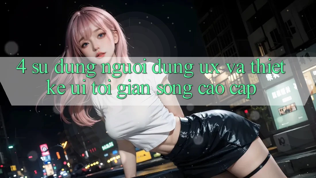 4. Sử dụng Người Dùng (UX) và Thiết kế (UI): Tối Giản Song Cao cấp