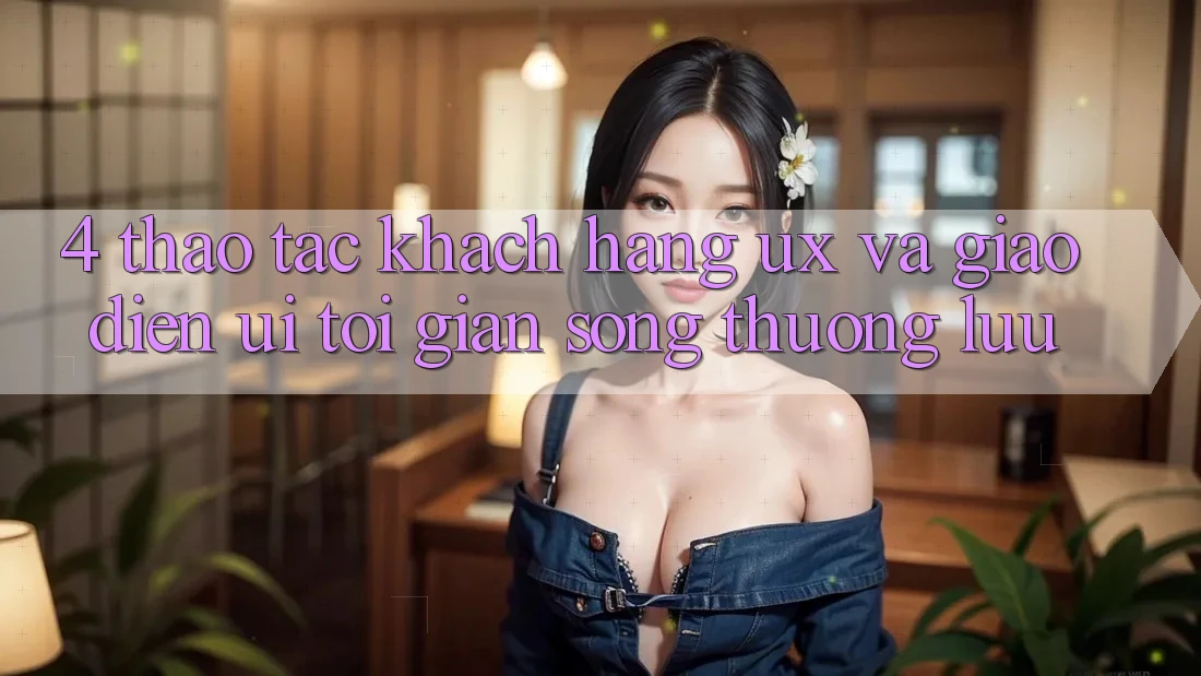 4. Thao tác Khách hàng (UX) và Giao Diện (UI): Tối Giản Song Thượng lưu
