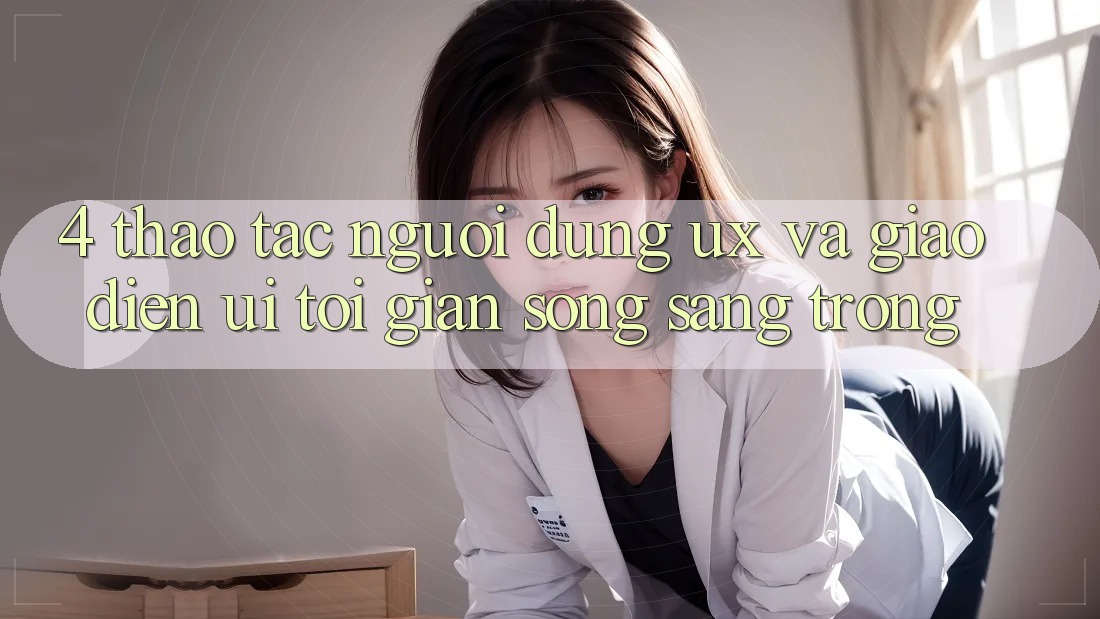 4. Thao tác Người Dùng (UX) và Giao Diện (UI): Tối Giản Song Sang trọng 4. Thao tác Người Dùng (UX) và Giao Diện (UI): Tối Giản Song Sang trọng