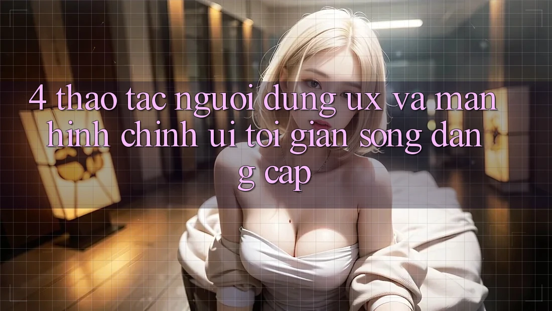 4. Thao tác Người Dùng (UX) và Màn hình chính (UI): Tối Giản Song Đẳng cấp 4. Thao tác Người Dùng (UX) và Màn hình chính (UI): Tối Giản Song Đẳng cấp