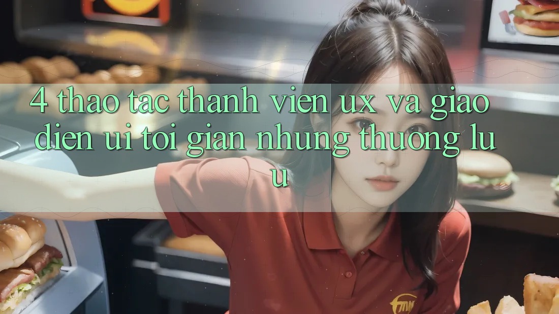 4. Thao tác Thành viên (UX) và Giao diện (UI): Tối Giản Nhưng Thượng lưu 4. Thao tác Thành viên (UX) và Giao diện (UI): Tối Giản Nhưng Thượng lưu