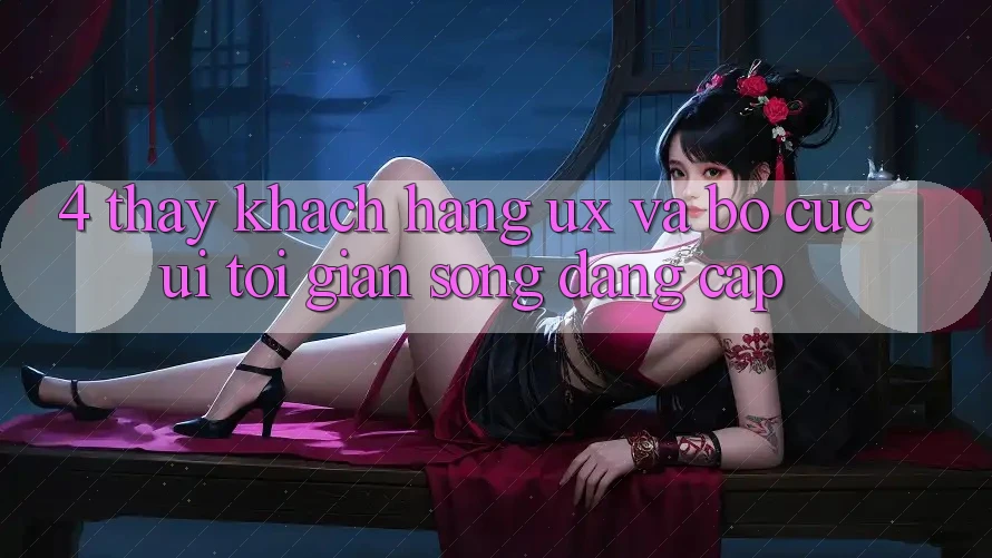 4. Thấy Khách hàng (UX) và Bố cục (UI): Tối Giản Song Đẳng cấp 4. Thấy Khách hàng (UX) và Bố cục (UI): Tối Giản Song Đẳng cấp