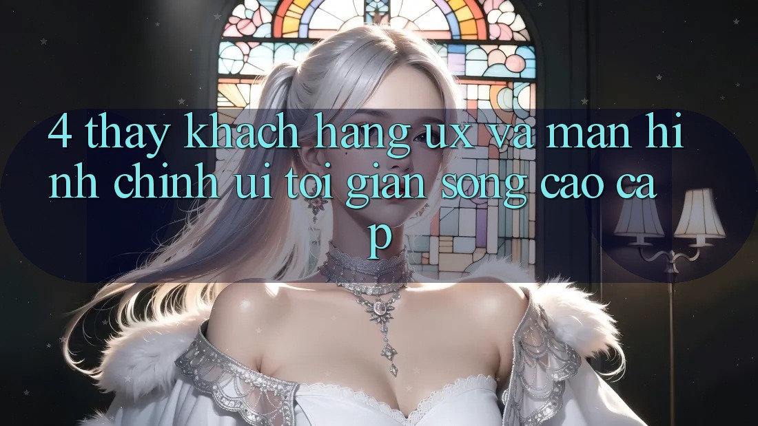 4. Thấy Khách hàng (UX) và Màn hình chính (UI): Tối Giản Song Cao cấp 4. Thấy Khách hàng (UX) và Màn hình chính (UI): Tối Giản Song Cao cấp