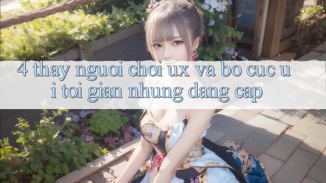 4. Thấy Người chơi (UX) và Bố cục (UI): Tối Giản Nhưng Đẳng Cấp 4. Thấy Người chơi (UX) và Bố cục (UI): Tối Giản Nhưng Đẳng Cấp