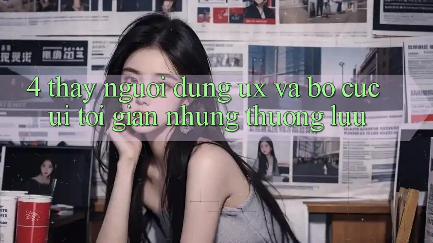 4. Thấy Người Dùng (UX) và Bố cục (UI): Tối Giản Nhưng Thượng lưu 4. Thấy Người Dùng (UX) và Bố cục (UI): Tối Giản Nhưng Thượng lưu