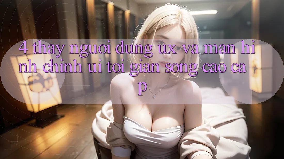 4. Thấy Người Dùng (UX) và Màn hình chính (UI): Tối Giản Song Cao cấp 4. Thấy Người Dùng (UX) và Màn hình chính (UI): Tối Giản Song Cao cấp