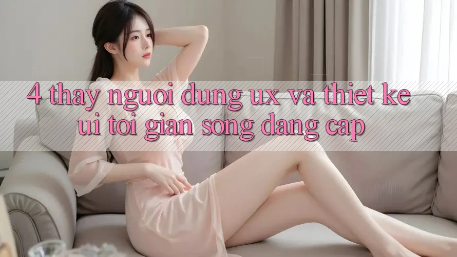 4. Thấy Người Dùng (UX) và Thiết kế (UI): Tối Giản Song Đẳng cấp 4. Thấy Người Dùng (UX) và Thiết kế (UI): Tối Giản Song Đẳng cấp