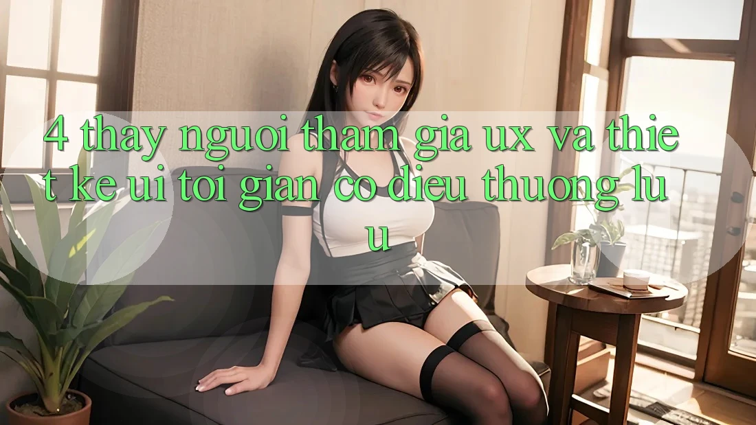 4. Thấy Người tham gia (UX) và Thiết kế (UI): Tối Giản Có điều Thượng lưu 4. Thấy Người tham gia (UX) và Thiết kế (UI): Tối Giản Có điều Thượng lưu