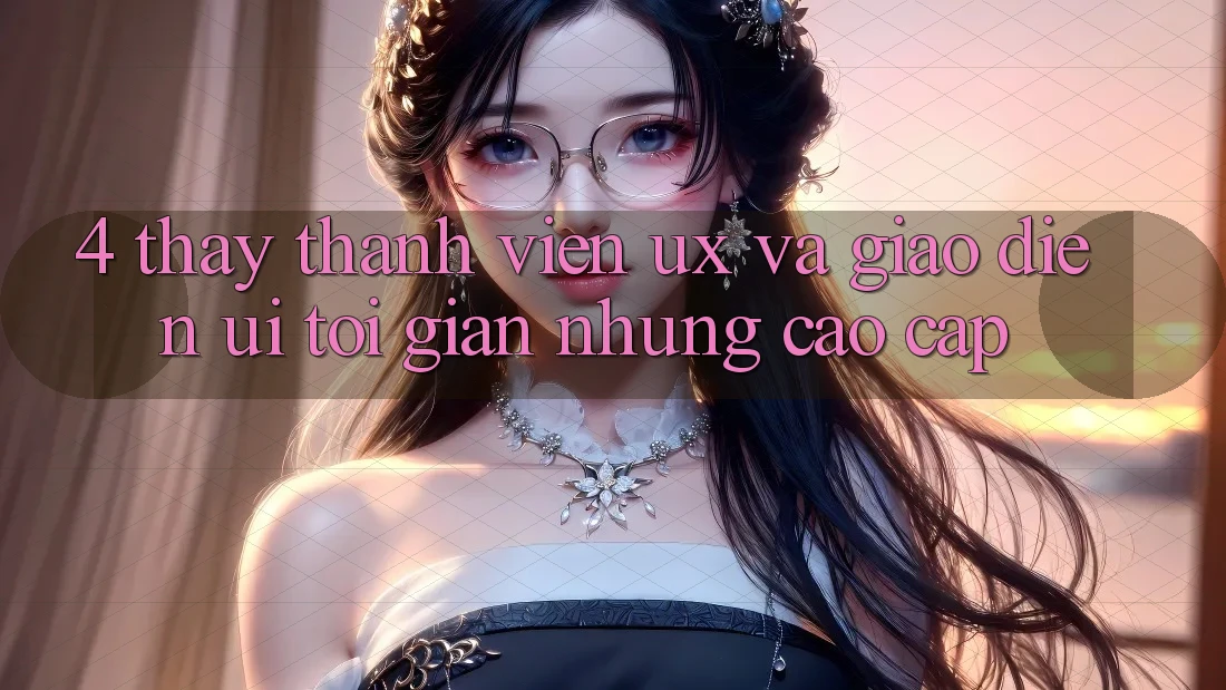 4. Thấy Thành viên (UX) và Giao Diện (UI): Tối Giản Nhưng Cao cấp
