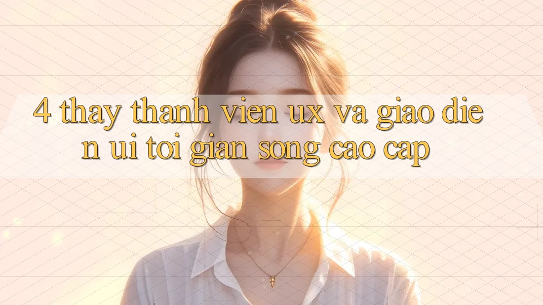 4. Thấy Thành viên (UX) và Giao Diện (UI): Tối Giản Song Cao cấp 4. Thấy Thành viên (UX) và Giao Diện (UI): Tối Giản Song Cao cấp