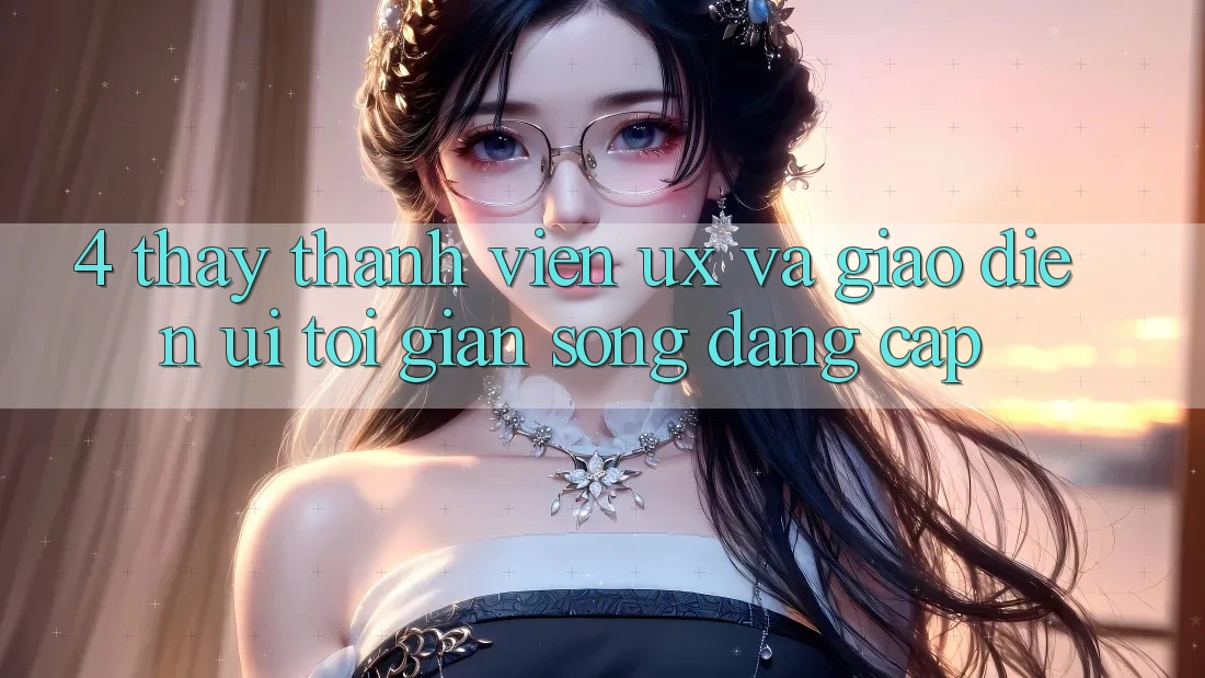 4. Thấy Thành viên (UX) và Giao Diện (UI): Tối Giản Song Đẳng cấp
