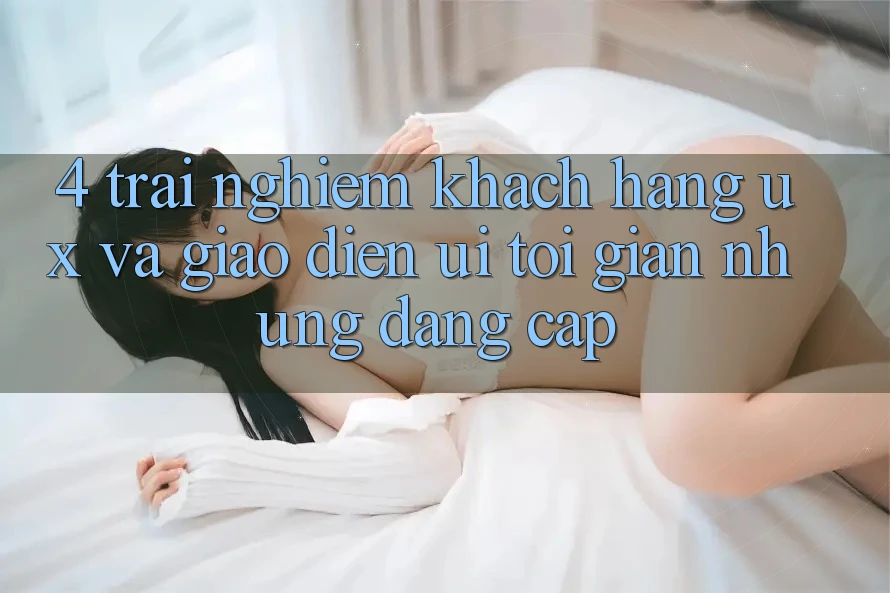 4. Trải nghiệm Khách hàng (UX) và Giao Diện (UI): Tối Giản Nhưng Đẳng Cấp