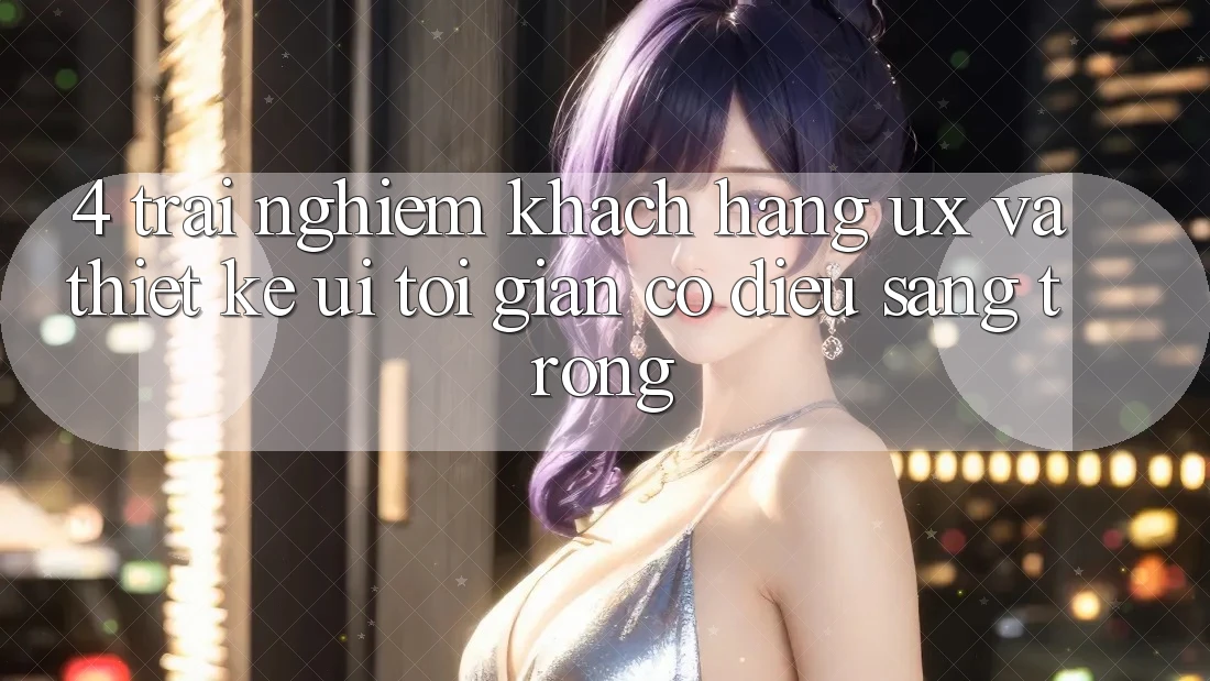 4. Trải Nghiệm Khách hàng (UX) và Thiết kế (UI): Tối Giản Có điều Sang trọng 4. Trải Nghiệm Khách hàng (UX) và Thiết kế (UI): Tối Giản Có điều Sang trọng