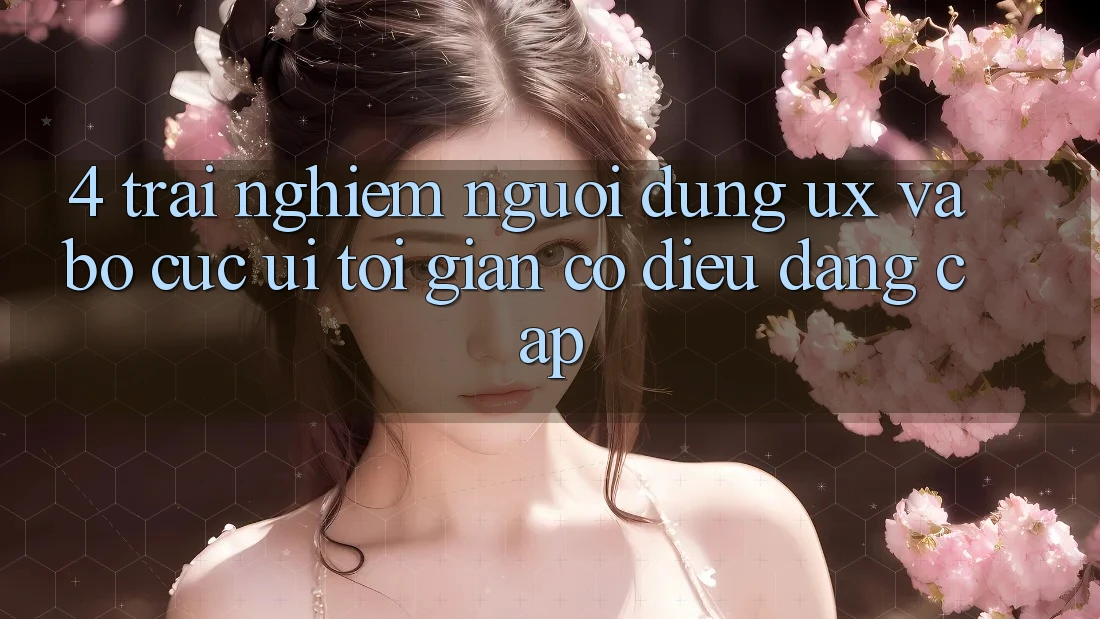 4. Trải Nghiệm Người Dùng (UX) và Bố cục (UI): Tối Giản Có điều Đẳng Cấp
