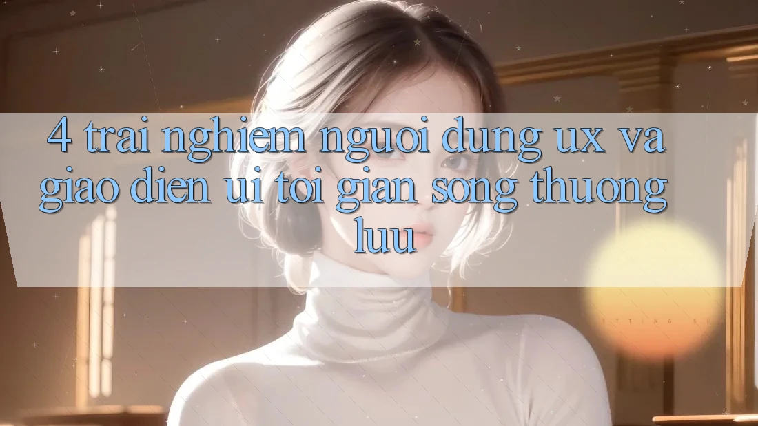 4. Trải nghiệm Người Dùng (UX) và Giao Diện (UI): Tối Giản Song Thượng lưu 4. Trải nghiệm Người Dùng (UX) và Giao Diện (UI): Tối Giản Song Thượng lưu