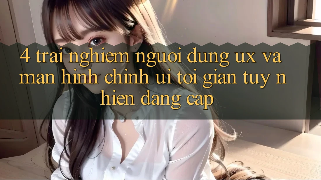 4. Trải Nghiệm Người Dùng (UX) và Màn hình chính (UI): Tối Giản Tuy nhiên Đẳng Cấp 4. Trải Nghiệm Người Dùng (UX) và Màn hình chính (UI): Tối Giản Tuy nhiên Đẳng Cấp
