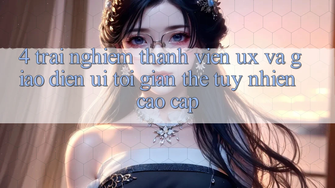 4. Trải Nghiệm Thành viên (UX) và Giao Diện (UI): Tối Giản Thế tuy nhiên Cao cấp 4. Trải Nghiệm Thành viên (UX) và Giao Diện (UI): Tối Giản Thế tuy nhiên Cao cấp